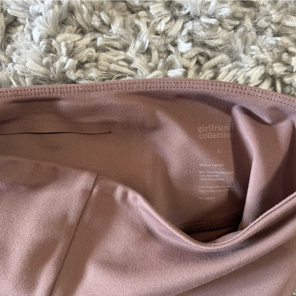 Girlfriend Collective Milo Float Bra & High Rise Float Leggings in Taupe sz S - Picture 4 of 5